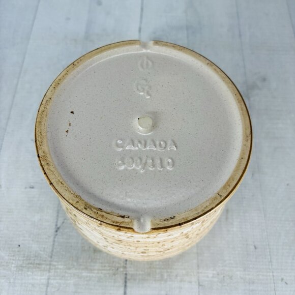 Vintage GT Mark 600/110 Speckle Rustic Farmhouse Canadian Stoneware Canister Jar - Picture 8 of 16